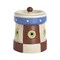 Priya Home Furniture Decorative Scented Lighthouse Full Size Ceramic Wax Warmer - Red, White, Blue